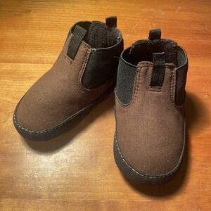 Georgia Boot Little Georgia Giant Toddler Boots 12-18 Mo Brown Leather Pull on
